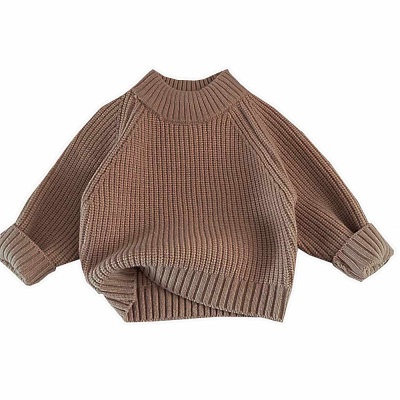 Джемпер детский вязаный Жанэт 31701 коричневый 1